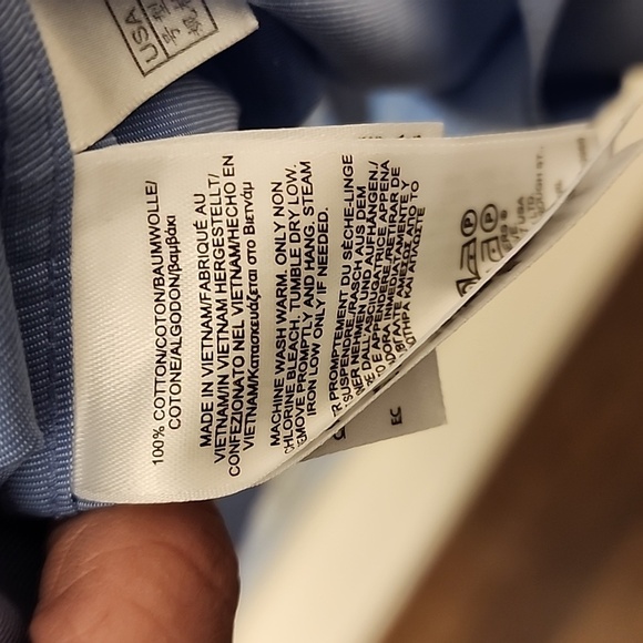 NWT Brooks Brothers Men’s Blue French Cuff Dress Shirt - Picture 7 of 10